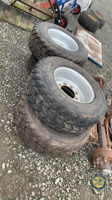 16tn axels & slimline tyres plus rims