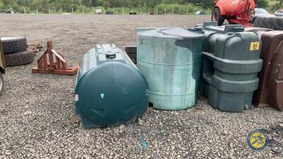 2 x 1300l oil tank