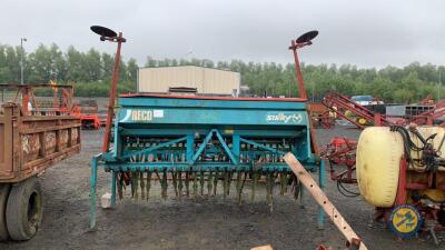 Reco sulky seed drill, tramline kit inside