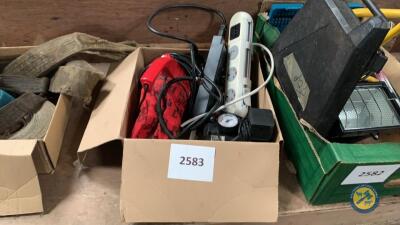 Box lot of hover compressor etc