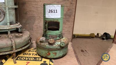 ESSO blue green house heater