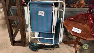 3 x garden chairs