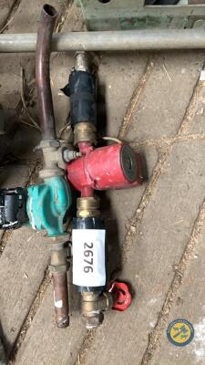 2 x heating pumps