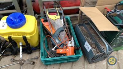 Box lot of saws drill