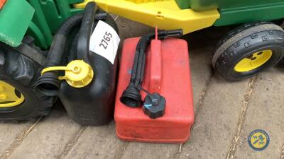 2 x petrol jars