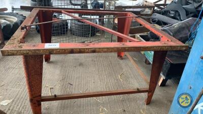 Steel bench legs & frame