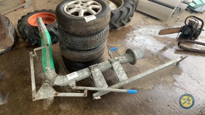 Filling jet for slurry store