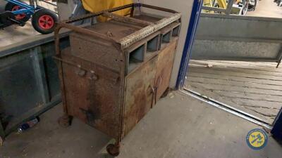 Old bench with drawers & cupboards