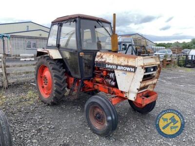 DB Case 1390 tractor, no taxbook, key, new clutch