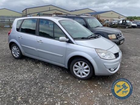 Renault Scenic 1.5dci car, SKZ1463, 2006, MOT Nov 21, 145,000miles, taxbook & key, diesel