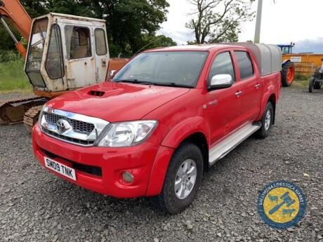 Toyota Hilux Jeep 3L, 2009, SM09TNK, MOT Aug 21, 108,000miles, key, taxbook to follow, diesel