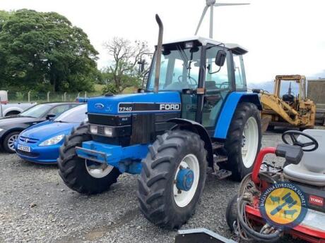 Ford 7740 tractor, 1994, key in office, operators manual & reg both available