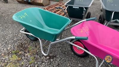 120L wheel barrow green