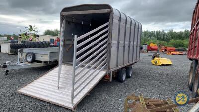 12x6 Ifor Williams cattle trailer with sheep decks & dividing gate LED lights