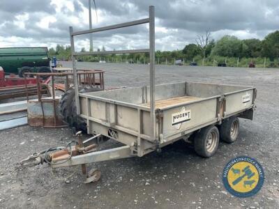 Nugent 1x5'6" flat bed trailer