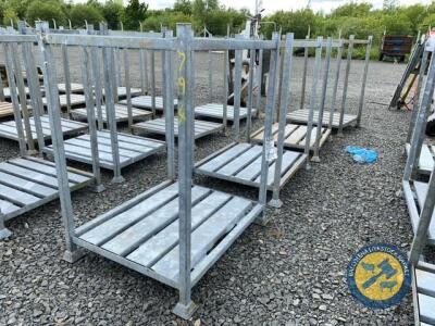 4 x galvanised stillages