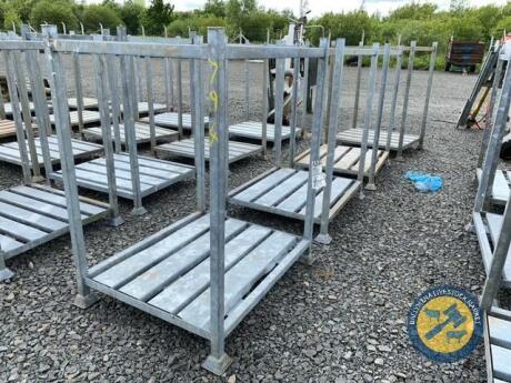 4 x galvanised stillages