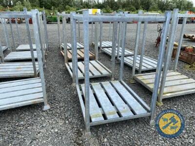 4 x galvanised stillages