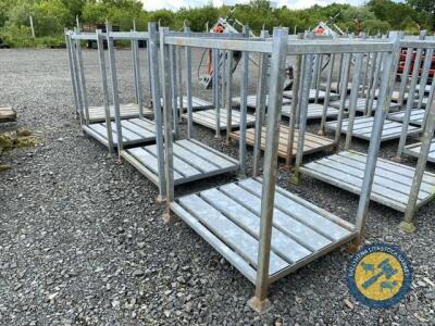 4 x galvanised stillages