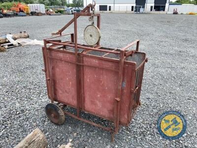 Lamb weighbridge clock working but has lost hand