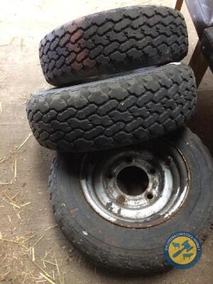 3 x 5 stud trailer wheels 165.70-13