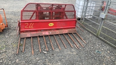 Wylie 12 tine push off buckrake with quick fit brackets
