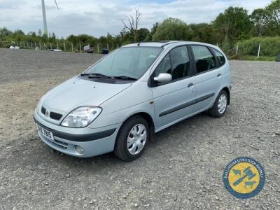 Renault Scenic 1.9 car, 2003, diesel, DHZ 7815, MOT Nov 21, 108,000miles, Taxbook & 2 keys, 5 door