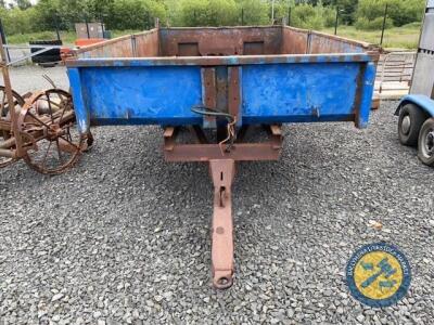 12x7 tipping trailer 6 stud axle ram good