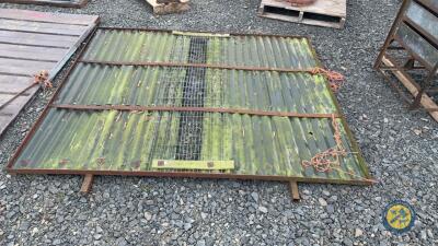 2 x silage trailer doors