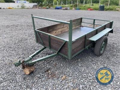 Approx 7x4 single axle car trailer