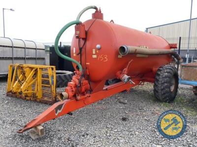 1500gln Star slurry tanker serviced with shaft