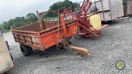 Tractor tipping trailer