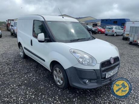 Fiat Doblo van, 2011, OHZ 4684, MOT Nov21, 131,000miles, taxbook & key, diesel, plyline toebar