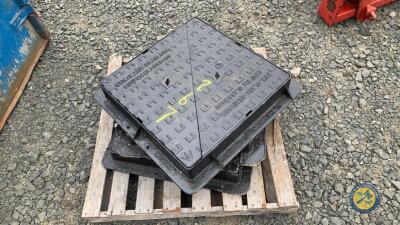 3 x 20tn manhole covers