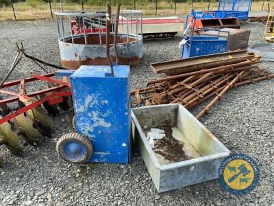 Meal trolley & water trough