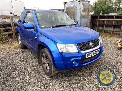 Suzuki Grand Vitara ddis estate car 1870cc, 2007, UKZ 5084, MOT Dec21, 125,000miles, taxbook & key, diesel, engine & gearbox all good, new front discs & pads