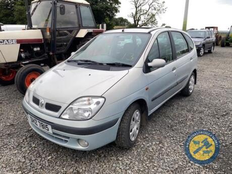 Renault Scenic 1.9 car, 2003, diesel, DHZ 7815, MOT Nov 21, 108,000miles, Taxbook & 2 keys, 5 door