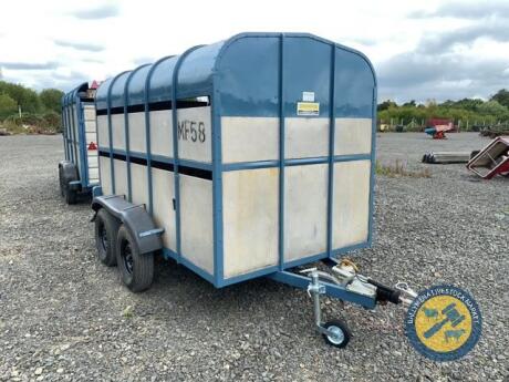 Crooks 10x5 cattle trailer, new hitch & brakes, with lights & gates one owner from new
