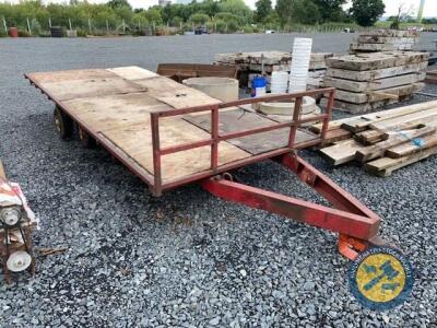 14x7ft flat trailer