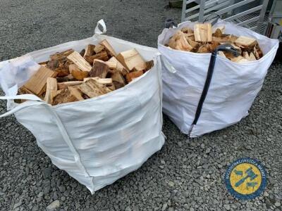 2 x tote bags of firewood