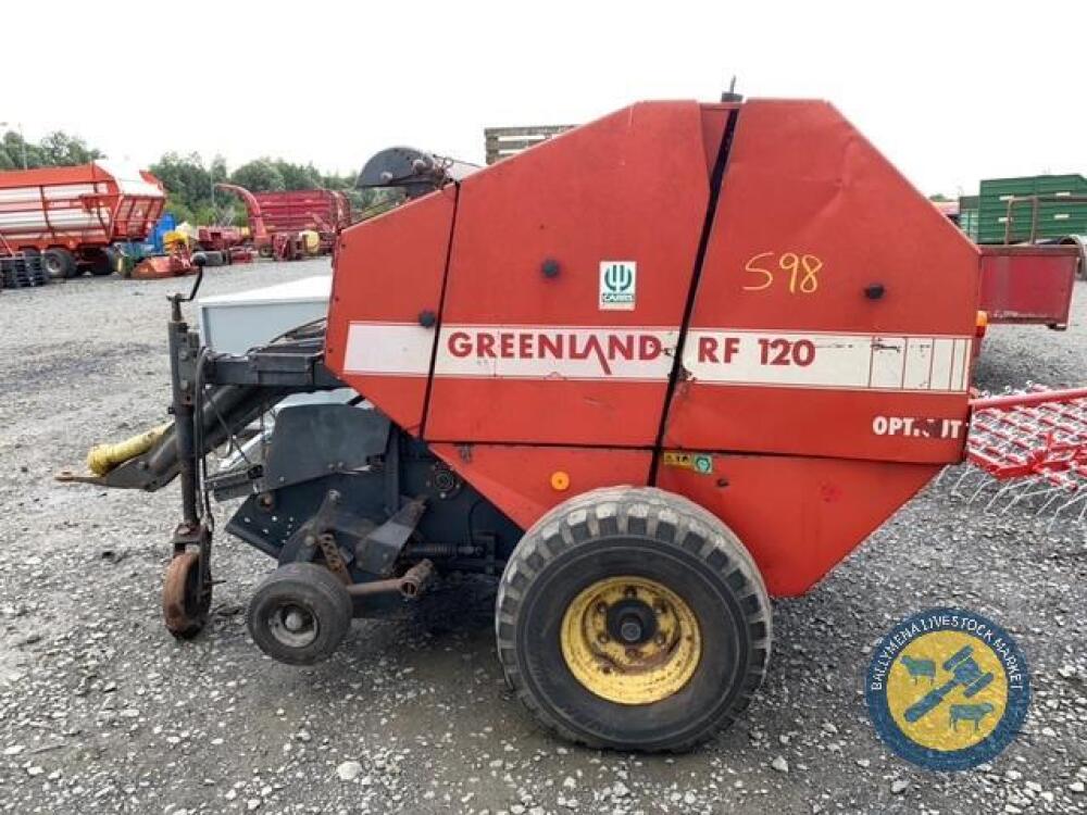 Greenland RF120 round baler with shaft | Large Plant & Machinery ...