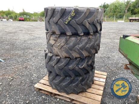 4 x 405-70-24 handler tyres