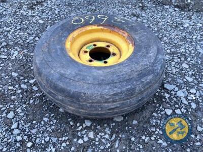 Rim & tyre 6 stud 10x80x12