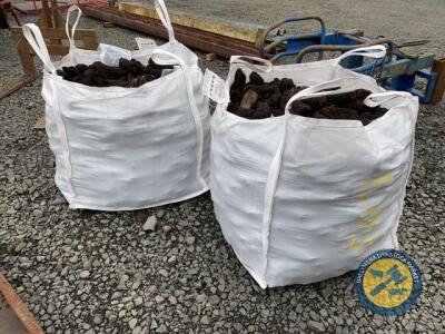 2 x tote bags of peat