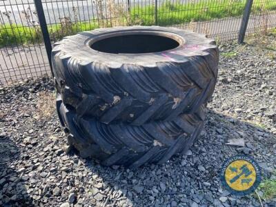 2 x front tractor tyres 13.6-R24