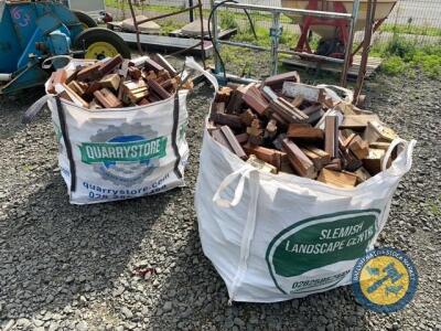 2 x tote bags of firewood