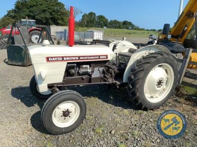 David Brown 880 selectmatic, 1967, LRM918E, 5043hrs, no taxbook