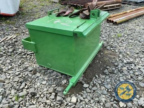 Tractor 3 point linkage with weight carrier 200kg weights