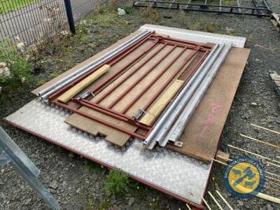 Complete sheep decking system for either trailer or small lorry