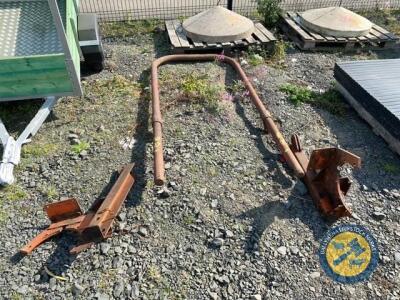 3 cylinder David Brown roll bar & brackets